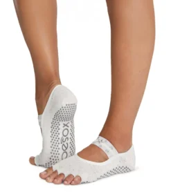 Toesox Mia Grip Half Toe Socks
