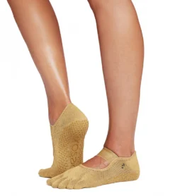 Toesox Organic Mia Grip Full Toe Socks