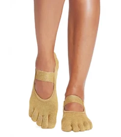 Toesox Organic Mia Grip Full Toe Socks