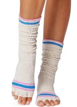Toesox Slouch Half-Toe Grip Socks