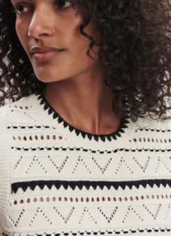 Varley Athena Pointelle Knit Vest