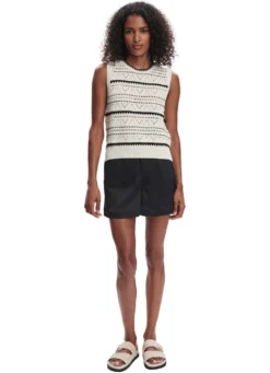 Varley Athena Pointelle Knit Vest