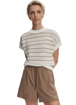 Varley Ciara Stripe Knit Top