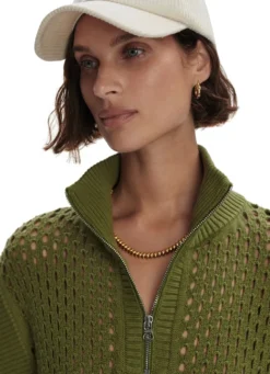 Varley Gaines Half Zip Knit Top