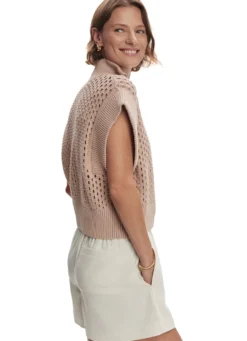 Varley Gaines Half Zip Knit Top