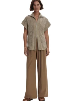 Varley Gianna Zip Through Sweater Vest