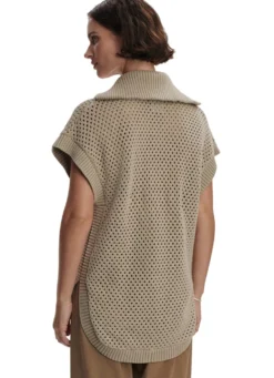 Varley Gianna Zip Through Sweater Vest