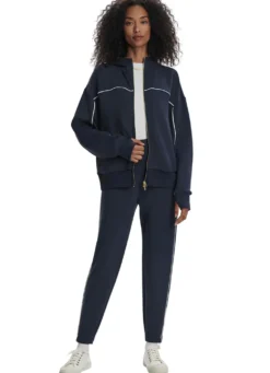 Varley Gia Zip Through Hooded Sweater Jacket