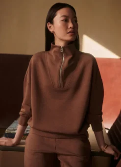 Varley Hawley Half Zip Sweatshirt