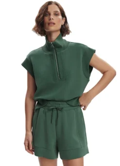 Varley Kelly Half Zip Sweater Top