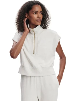 Varley Kelly Half Zip Sweater Top