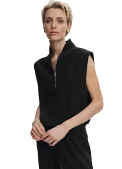 Varley Loretta Half Zip Sleeveless Sweatshirt