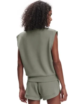 Varley Loretta Half Zip Sleeveless Sweatshirt