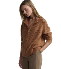 Varley Marta Boucle Knit Jacket