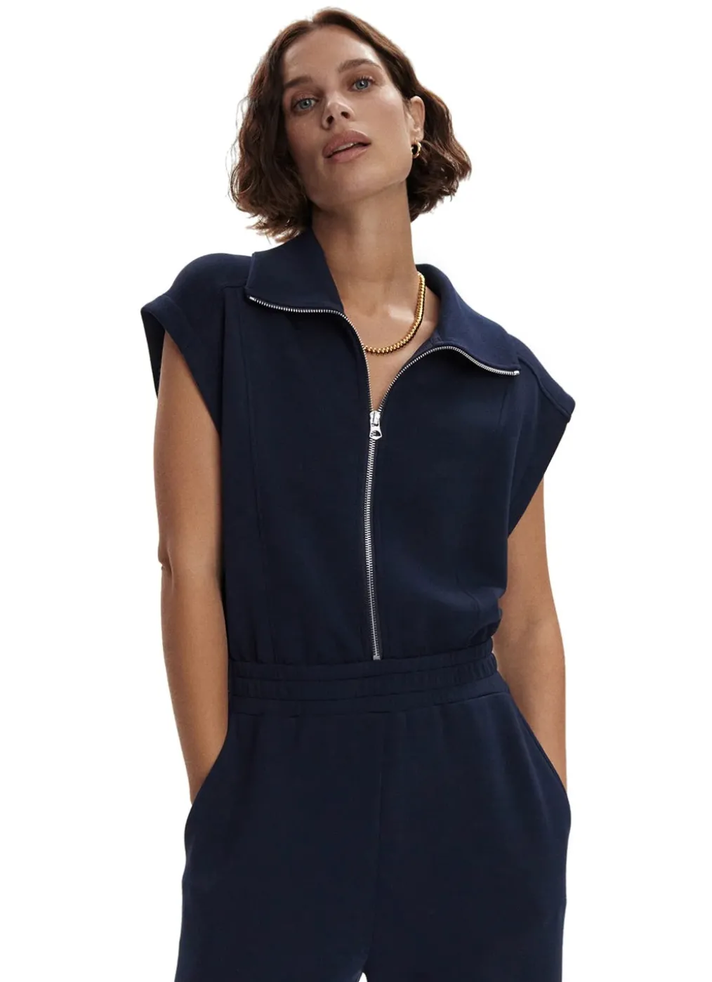 Varley Monica Half Zip Jumpsuit