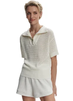 Varley Nali Half Zip Knit Top