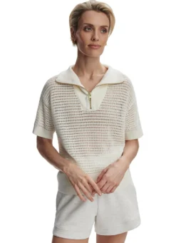 Varley Nali Half Zip Knit Top