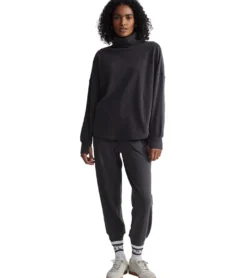 Varley Rainer Roll Neck Brushed Rib Jumper