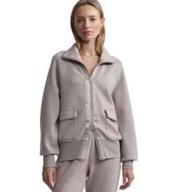 Varley Roxbury Zip Through Sweater