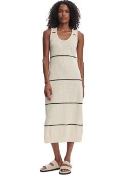 Varley Scott Scoop Neck Midi Dress