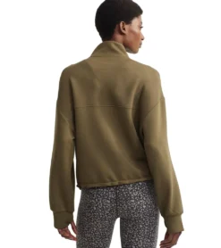 Varley Sian Cropped Half Zip Midlayer Pullover