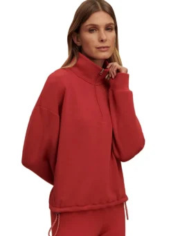 Varley Sian Cropped Half Zip Midlayer Pullover