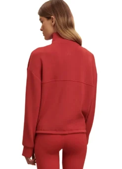Varley Sian Cropped Half Zip Midlayer Pullover