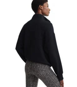 Varley Sian Cropped Half Zip Midlayer Pullover