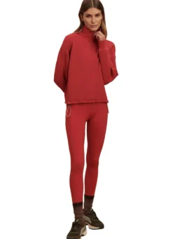 Varley Sian Cropped Half Zip Midlayer Pullover