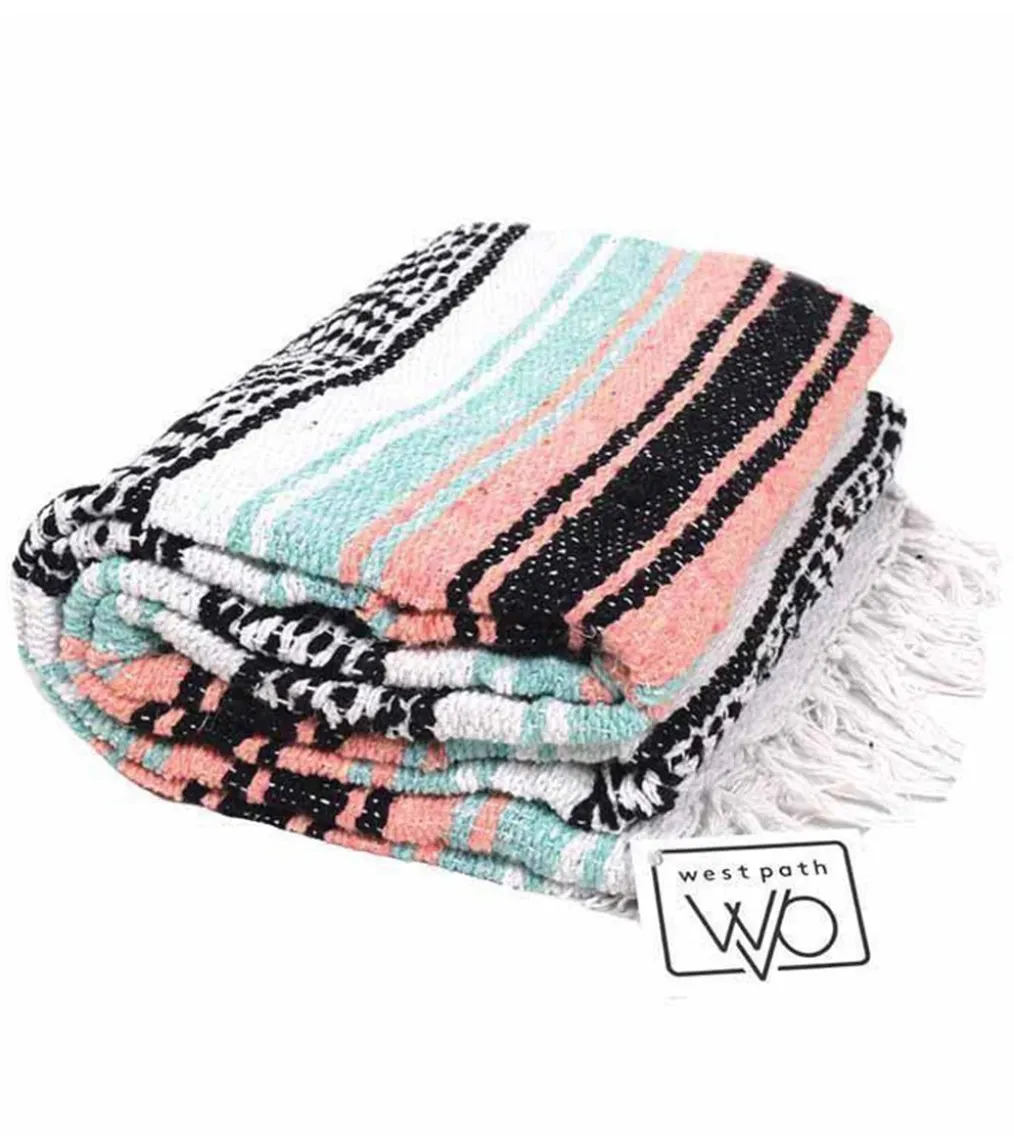 West Path Economy Falsa Mexican Yoga Blanket