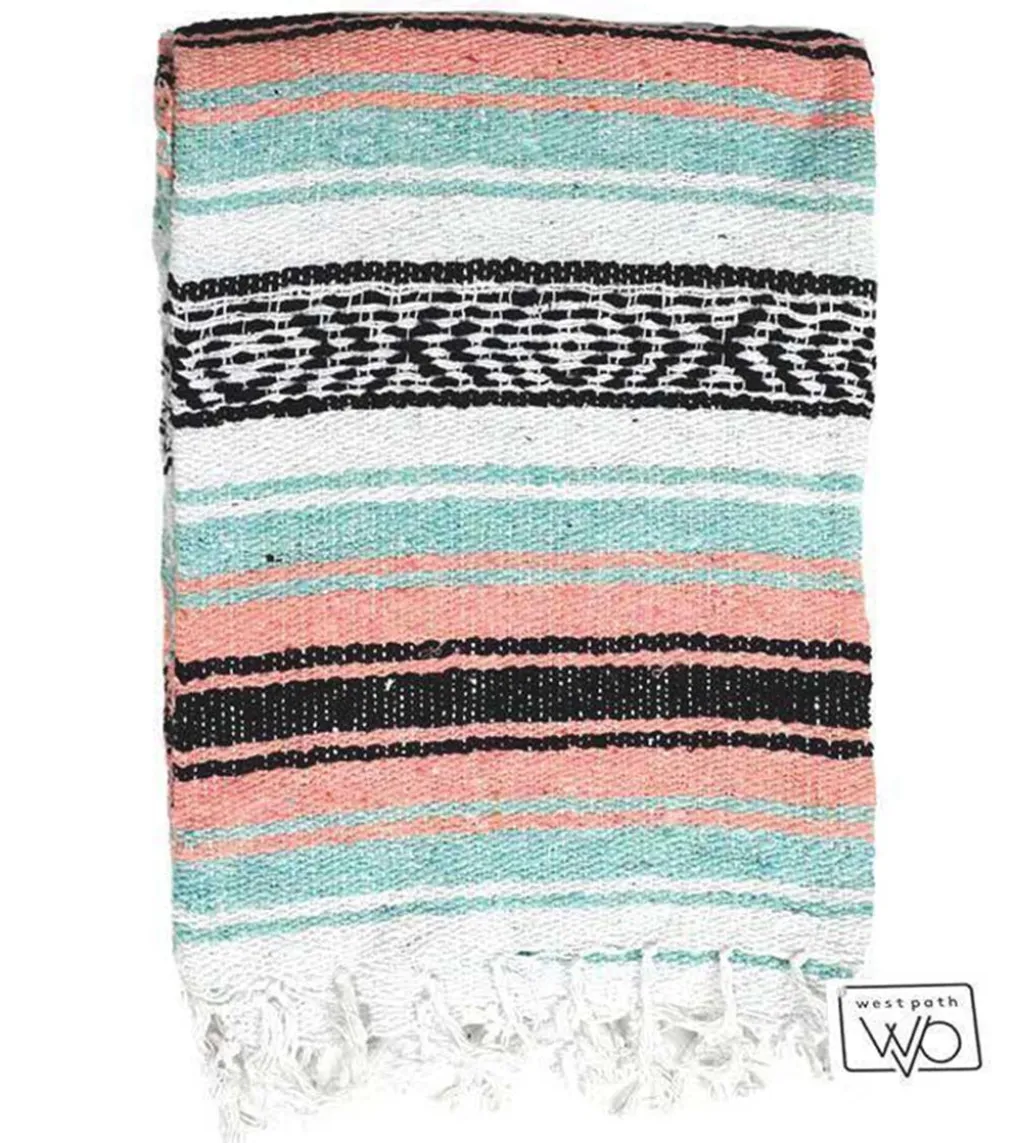 West Path Economy Falsa Mexican Yoga Blanket