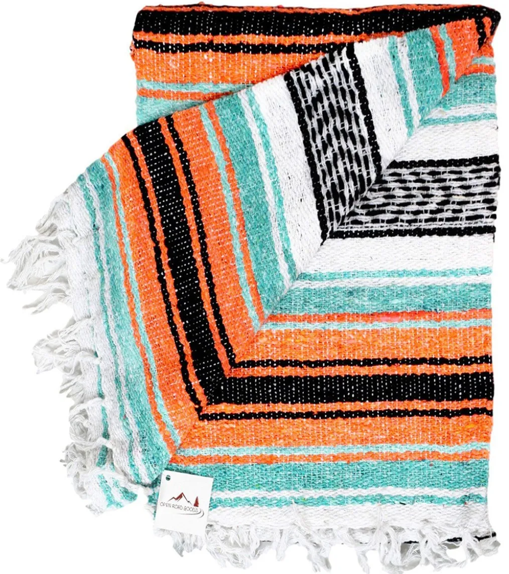 West Path Economy Falsa Mexican Yoga Blanket