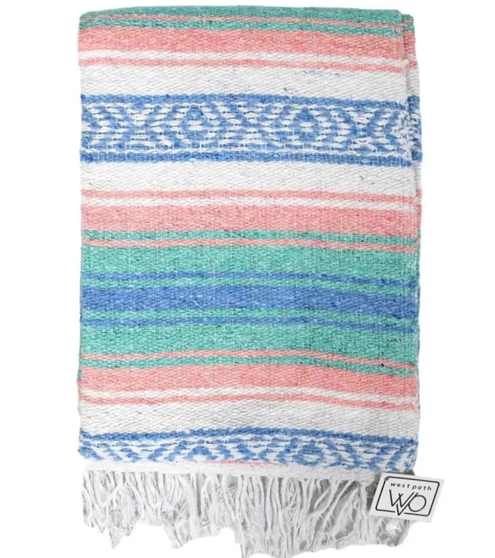 West Path Economy Falsa Mexican Yoga Blanket
