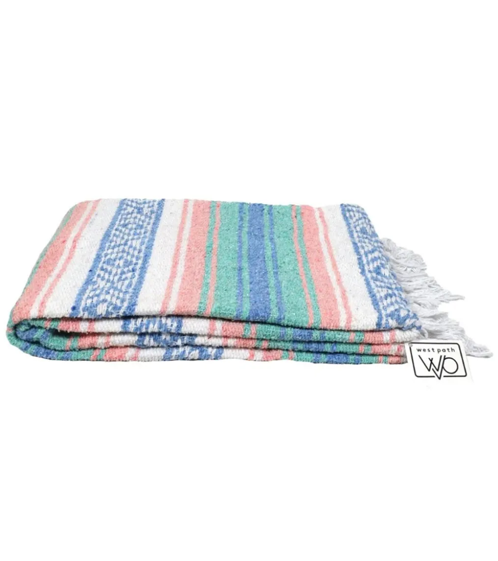 West Path Economy Falsa Mexican Yoga Blanket