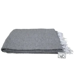 West Path Solid Color Mexican Yoga Blanket