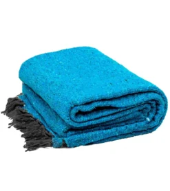 West Path Solid Color Mexican Yoga Blanket
