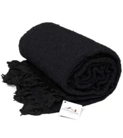 West Path Solid Color Mexican Yoga Blanket