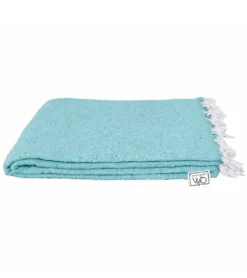 West Path Solid Color Mexican Yoga Blanket