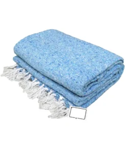 West Path Solid Color Mexican Yoga Blanket