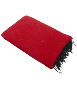 West Path Solid Color Mexican Yoga Blanket