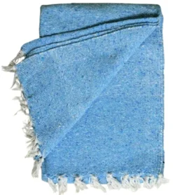 West Path Solid Color Mexican Yoga Blanket