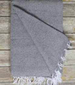 West Path Solid Color Mexican Yoga Blanket