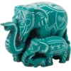 Yak & Yeti Elephant Family Statue