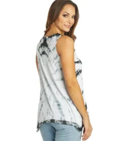 Yak & Yeti Groovy Tie Dye Burnout Tank