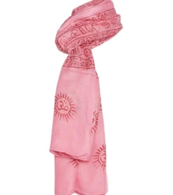 Yak & Yeti Mantra Om Printed Rayon Scarves