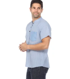 Yak & Yeti Men's Button Up Kurta Shirt