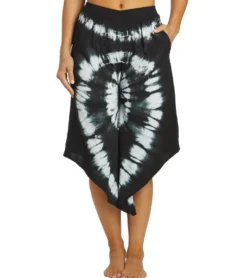 Yak & Yeti Tie Dye Cropped Bohemian Style Pants