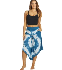 Yak & Yeti Tie Dye Cropped Bohemian Style Pants
