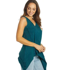 Yak & Yeti Top Patchwork Vintage Washed Tank