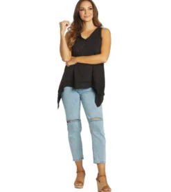 Yak & Yeti Top Patchwork Vintage Washed Tank